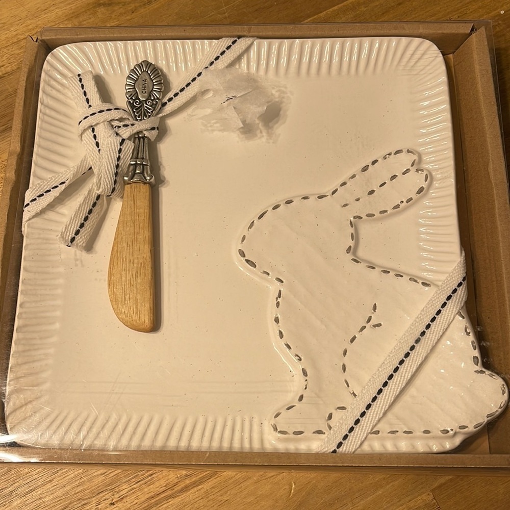 MUD PIE easter plate - Picture 2 of 3